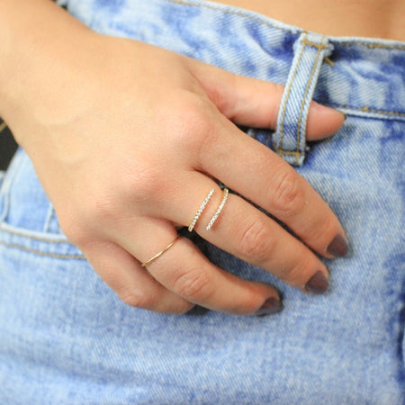 Ashton Adjustable Ring - Nikki Smith Designs 