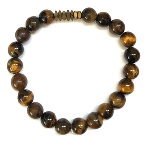 Crew Men’s Beaded Stone Bracelet - Nikki Smith Designs 