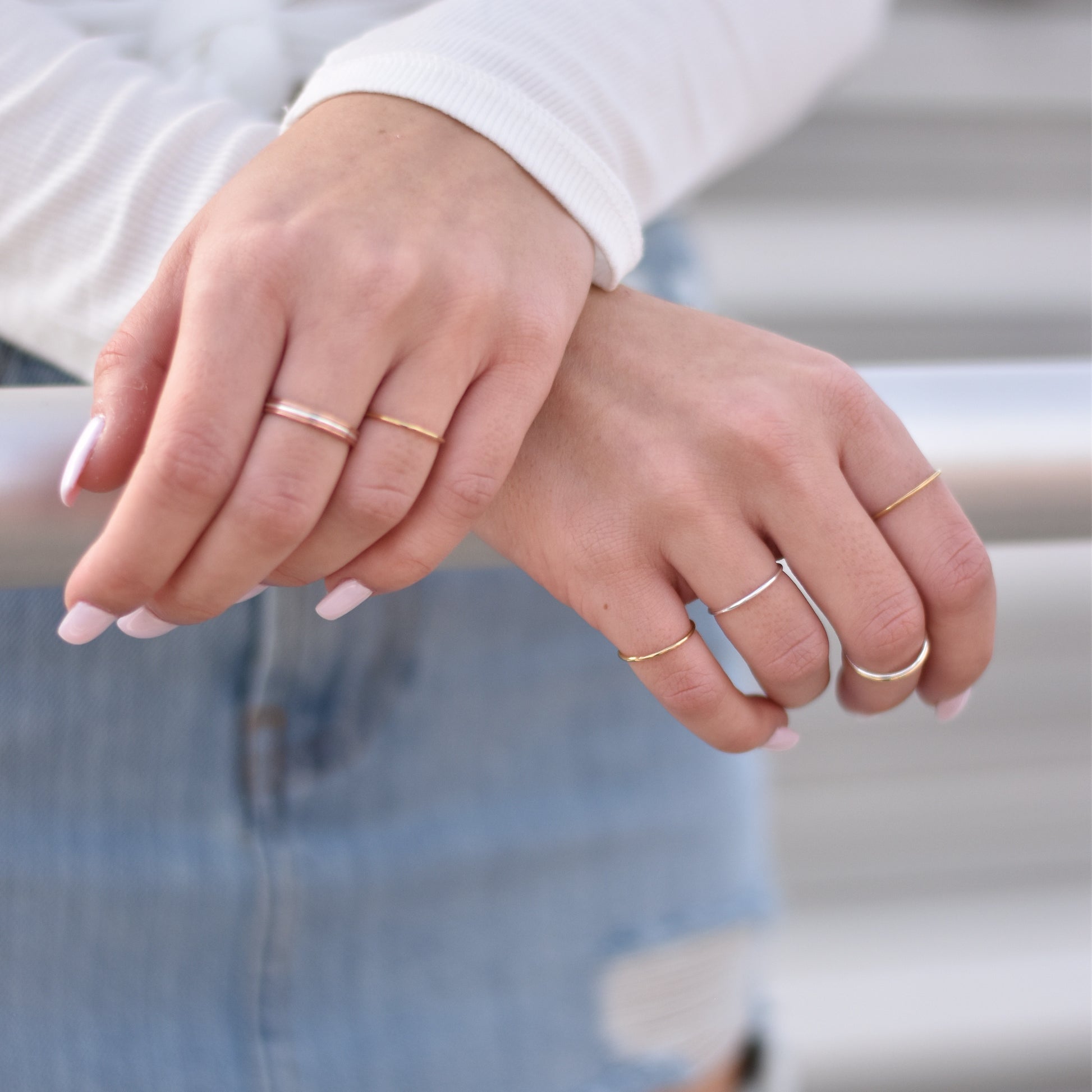 Stackable Sterling Ring - Nikki Smith Designs 