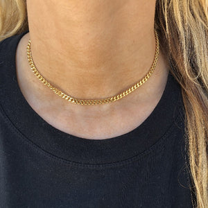 Gold, Chain Tish Choker - Nikki Smith Designs