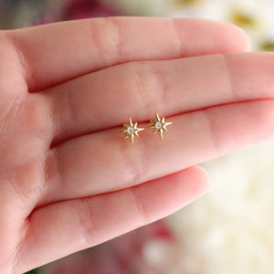 Mini Crystal Star Studs - Nikki Smith Designs 
