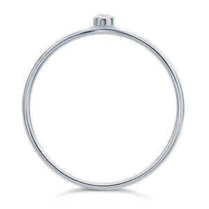 Clear Crystal Stackable Ring - Nikki Smith Designs 