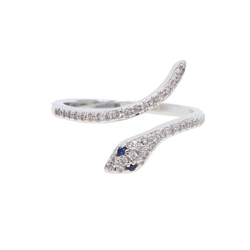 Silver Snake Ring - Nikki Smith Designs 